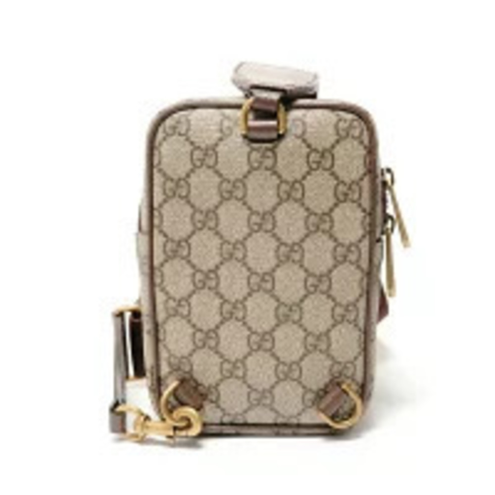 Gucci GG Supreme Ophidia Body Bag Shoulder Brown